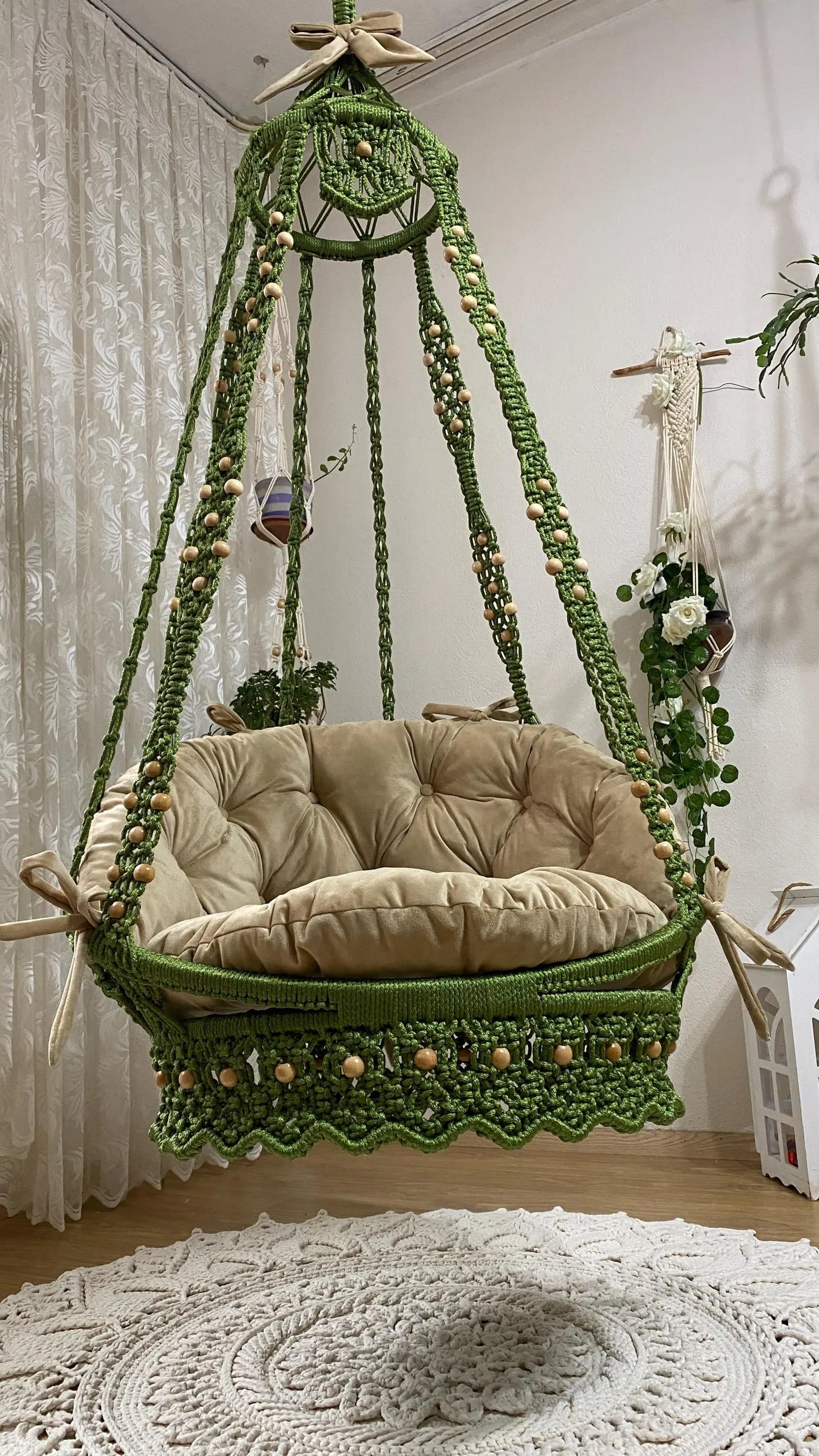 π Where Earthy Green Meets Golden Dream β Your Boho Escape Awaits