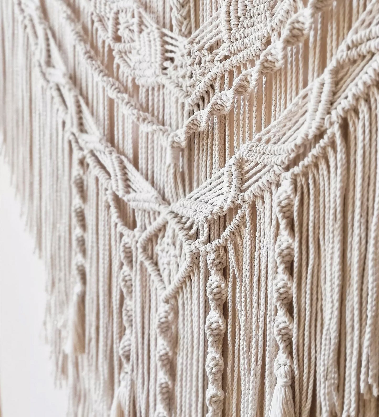 Luxurious Boho Macrame Wall Backdrop Curtain - 8X8 Ft.