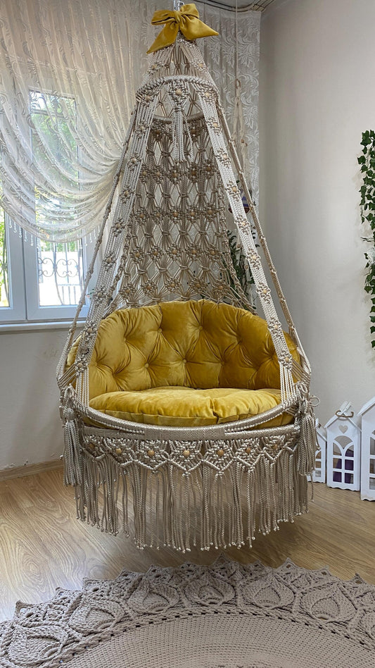 💛 Bold Meets Bright – Mustard Yellow & Silver Boho Charm