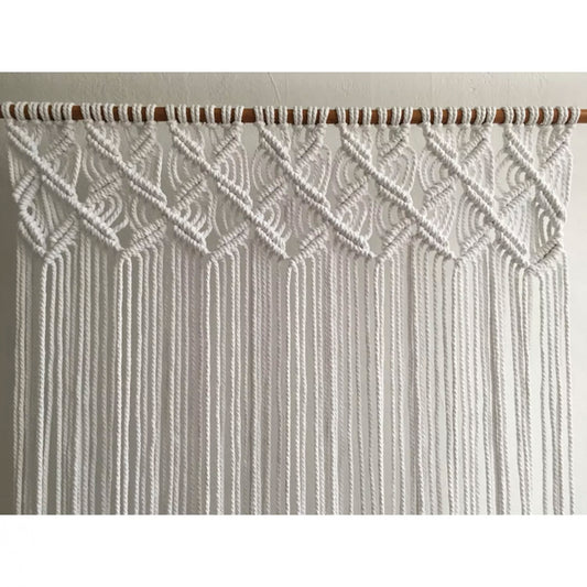 Handmade Macrame Curtains for Windows-4×4 feet