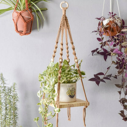 Macrame Planter in Square Shape - Pack of 2