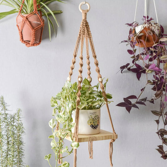 Macrame Planter in Square Shape - Pack of 2