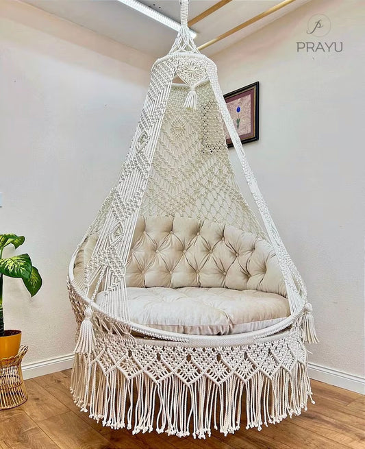 🤍 Ivory Dreams – The 50-Inch Swing that Redefines Luxury