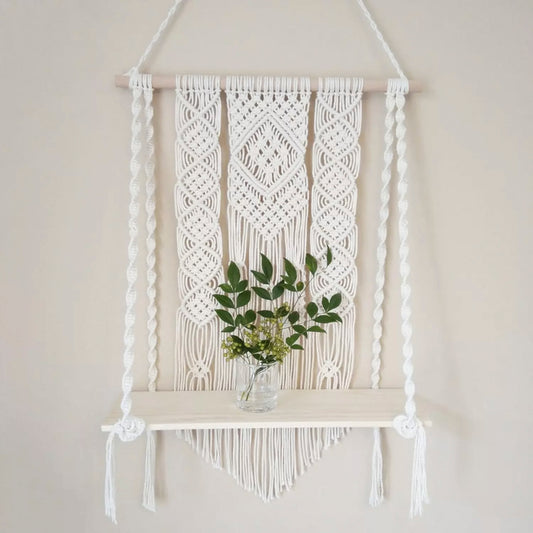 Most Selling Handmade Macrame Wall Hanging Shelf Planter