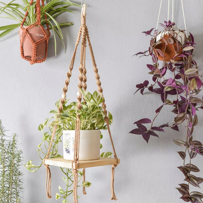 Macrame Planter in Square Shape - Pack of 2